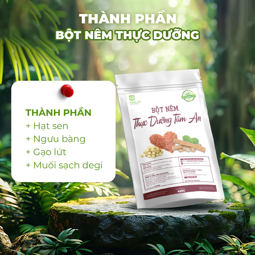 Bột Nêm Thực Dưỡng Thuần Chay VN 420g - Thích hợp với người ăn chay