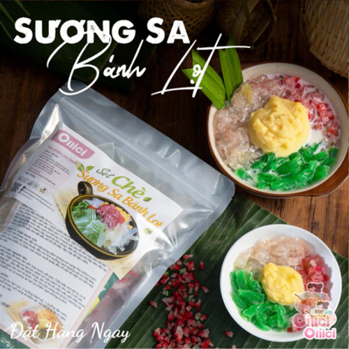 Set nguyên liệu chè sương sa bánh lọt Onici