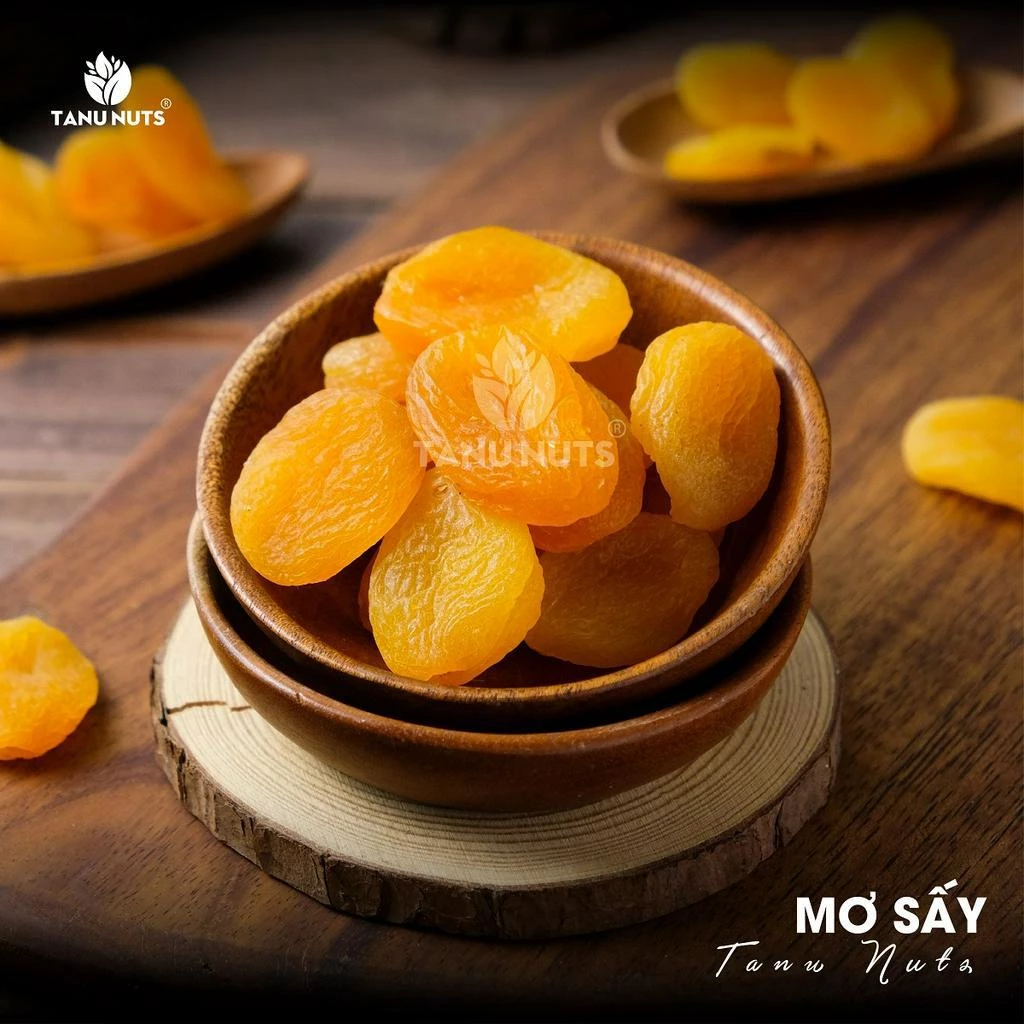 Mơ sấy dẻo Thổ Nhĩ Kỳ TANU NUTS ăn kiêng, ăn vặt mẹ bầu
