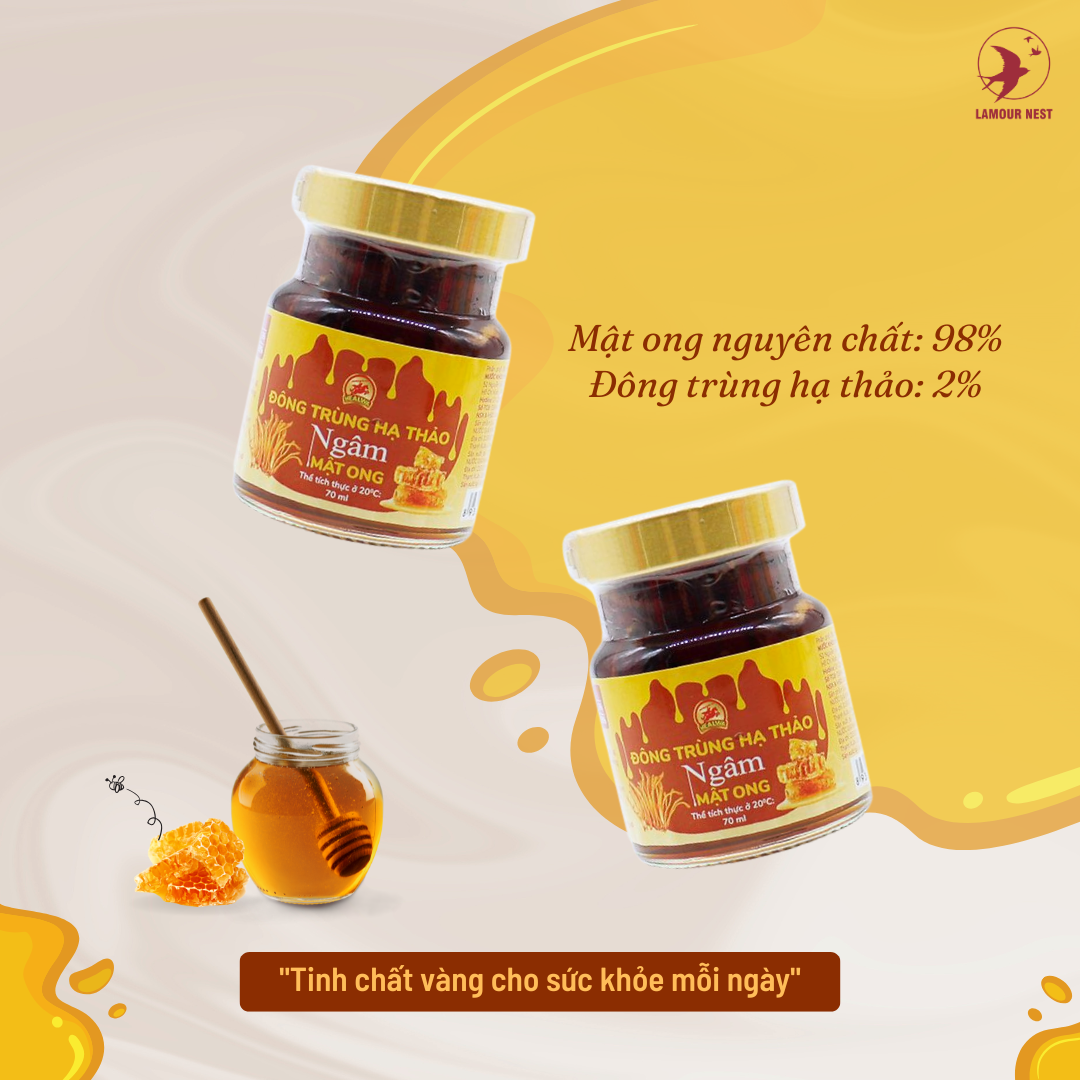 Mật ong đông trùng hạ thảo