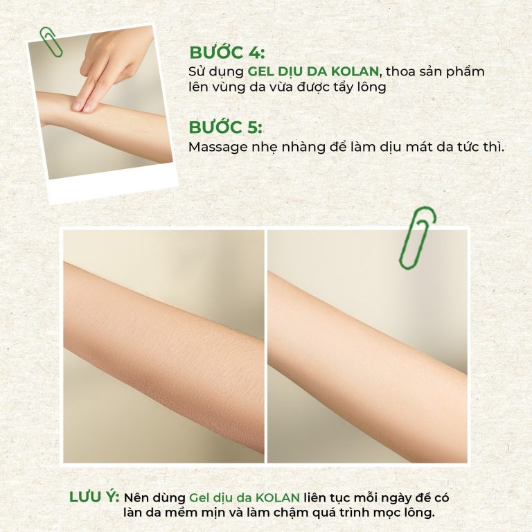 Kem Tẩy Lông Chiết Xuất Chùm Ngây KOLAN 70ml