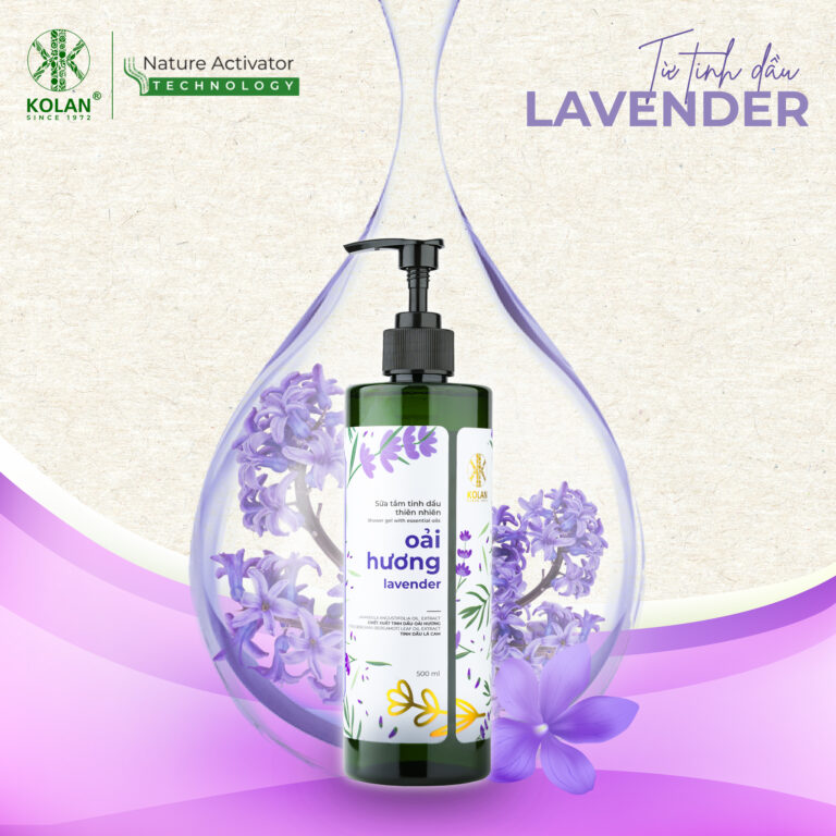 Sữa Tắm Thiên Nhiên Oải Hương Body Shower Gel KOLAN 500ml