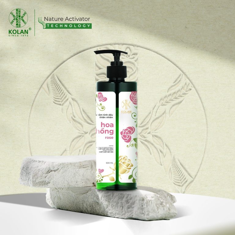 Sữa Tắm Thiên Nhiên Hoa Hồng Body Shower Gel KOLAN 500ml