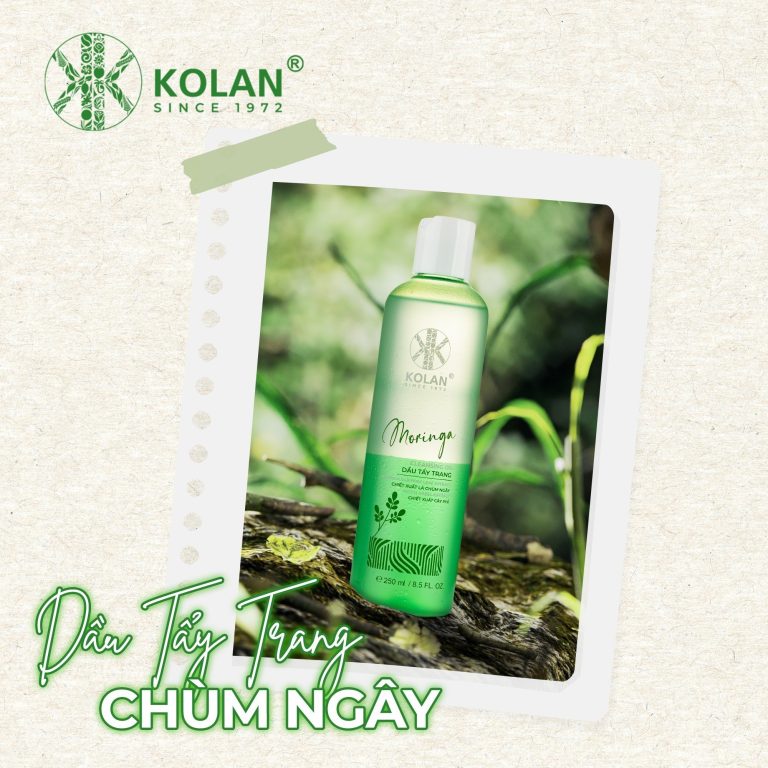 Dầu Tẩy Trang Chiết Xuất Chùm Ngây KOLAN 250ml