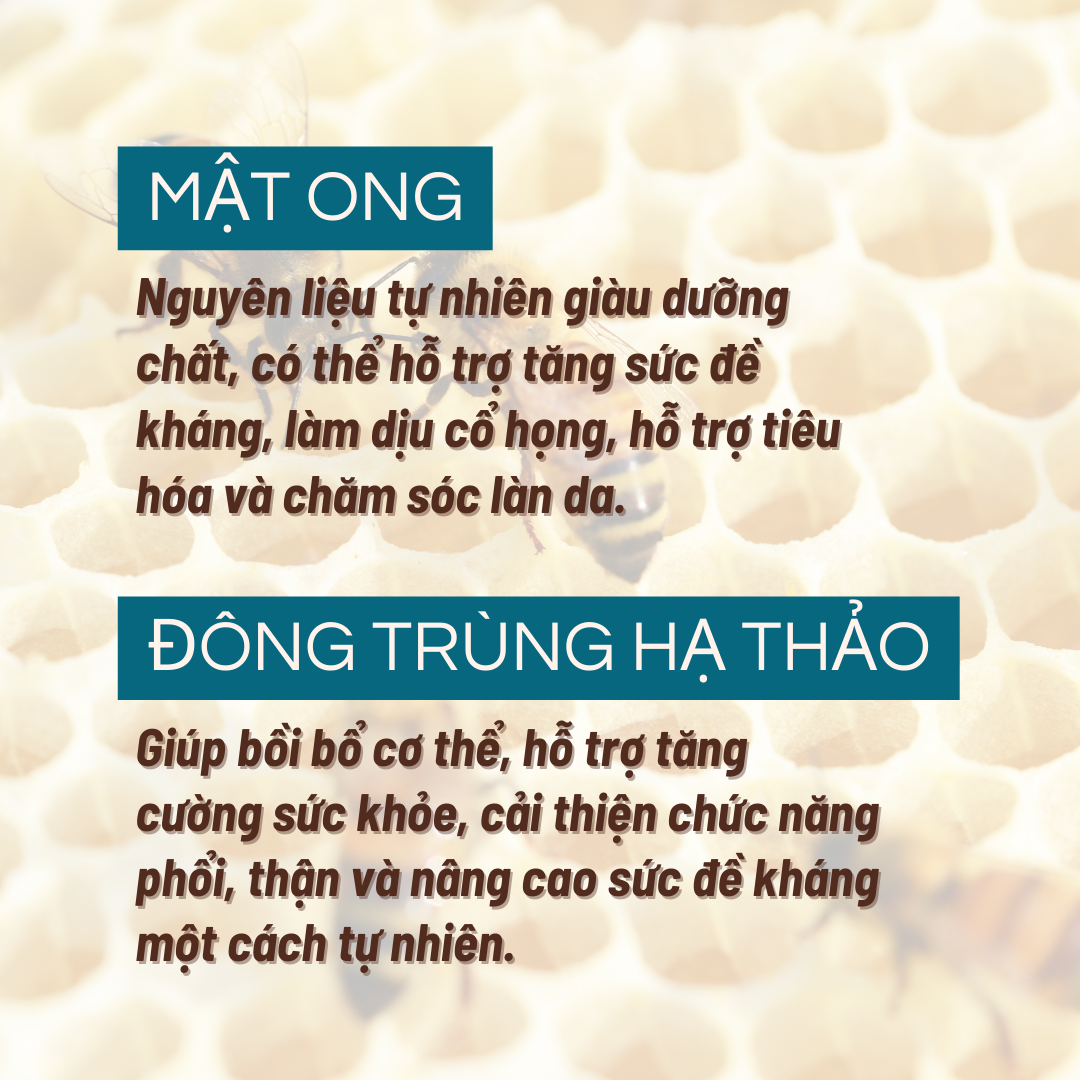 Đông Trùng Hạ Thảo Ngâm Mật Ong Healwa (Hũ 70ml)